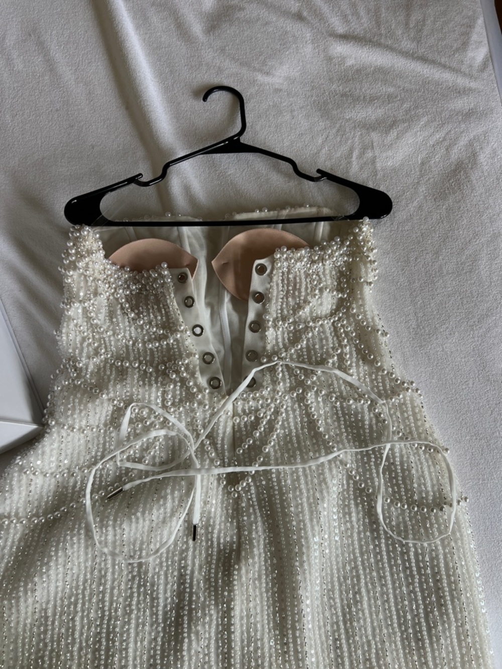 Rosie Etienne Lustre Beaded Mini Dress - Picture 3 of 9